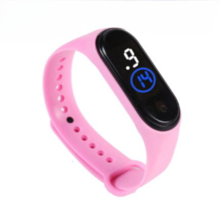 Latest M4 LED Watch Digital Sports Bracelet for Boys & Girls – Waterproof Touch Display
