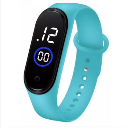 Latest M4 LED Watch Digital Sports Bracelet for Boys & Girls – Waterproof Touch Display